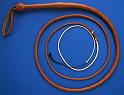 8ft Saddle Tan 12 plait Indiana Jones Bullwhip 1A